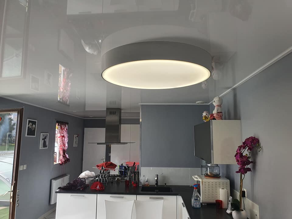 Plafond tendu chauffant rayonnant andrezieux-boutheon